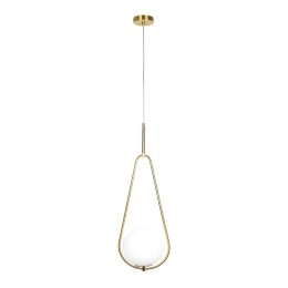 Φωτιστικό Οροφής SE 110-20 77-4488 Prato Pendant Brass Gold Homelighting Μέταλλο,Γυαλί