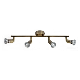 Φωτιστικό Οροφής Spot   SE 140-BR4 77-4450 Saba Bronze Homelighting Μέταλλο