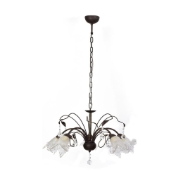 Φωτιστικό Οροφής 1017-5P 77-4475 Memo Bronze Patina Pendant Homelighting Μέταλλο