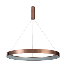Φωτιστικό Οροφής 77-8150 Led 60cm Amaya Copper Homelighting Αλουμίνιο,Ακρυλικό