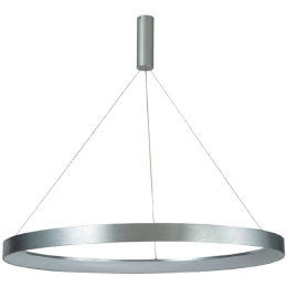 Φωτιστικό Οροφής 77-8146 Led 100cm Amaya Nickel Mat Homelighting Αλουμίνιο,Ακρυλικό