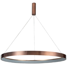 Φωτιστικό Οροφής 77-8152 Led 100cm Amaya Copper Homelighting Αλουμίνιο,Ακρυλικό