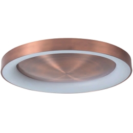 Φωτιστικό Οροφής - Πλαφονιέρα 77-8162 Led 80cm Amaya Copper Homelighting Αλουμίνιο,Ακρυλικό