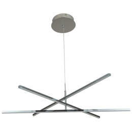 Φωτιστικό Οροφής - Πλαφονιέρα 77-8169 Led 100cm Recta Chrome Homelighting Αλουμίνιο,Ακρυλικό