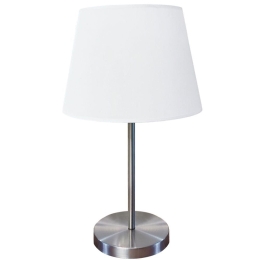 Φωτιστικό Επιτραπέζιο Dora 77-2123 37x37x60cm 1xE27 60W Nickel Homelighting Μέταλλο
