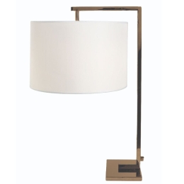 Φωτιστικό Επιτραπέζιο Dora 77-2128 40x35x68cm 1xE27 60W Brass Homelighting Μέταλλο,Ύφασμα