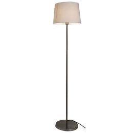 Φωτιστικό Δαπέδου Dora 77-2125 32x32x161cm 1xE27 60W Nickel Homelighting Ύφασμα