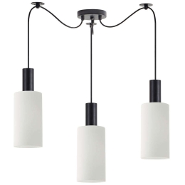Φωτιστικό Οροφής Adept Tube 77-8563 50x50x300cm 3xE27 60W Black-White Homelighting