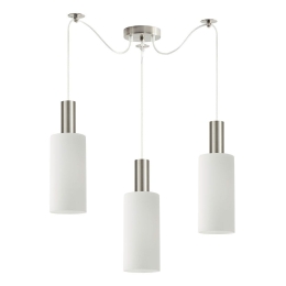 Φωτιστικό Οροφής Adept Tube 77-8472 3xE27 60W Nickel-White Homelighting