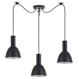 Φωτιστικό Οροφής Adept Tube 77-8549 40x40x300cm 3xE27 60W Black Homelighting