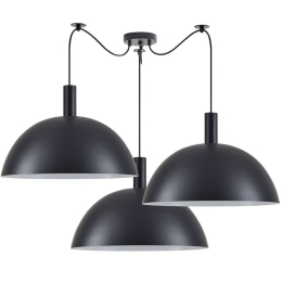 Φωτιστικό Οροφής Adept Tube 77-8503 120x120x300cm 3xE27 60W Black Homelighting
