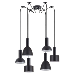 Φωτιστικό Οροφής Adept Flex 77-8913 55x55x300cm 6xE27 60W Black Homelighting