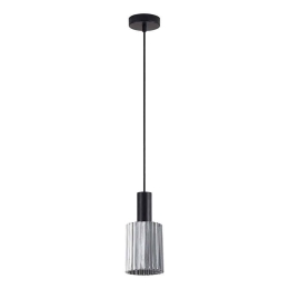Φωτιστικό Οροφής Adept Tube 77-8483 12x12x300cm 1xE27 60W Black-Smoke Homelighting