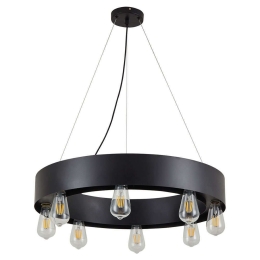 Φωτιστικό Οροφής Tale 77-8255 65x65x120cm 8xE27 60W Black Homelighting