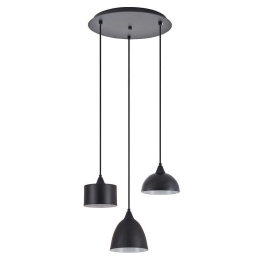 Φωτιστικό Οροφής Adept Flex 77-8955 35x35x300cm 3xE27 60W Black Homelighting