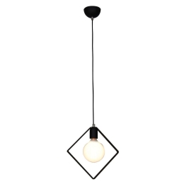 Φωτιστικό Οροφής Spectre HL-2445-1P3 77-3057 32x32x110cm 1xE27 60W Black Homelighting