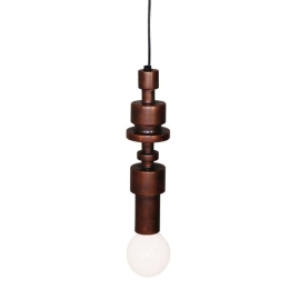 Φωτιστικό Οροφής Gabriel HL-3545-1 77-3833 9x9x107cm 1xE27 60W Bronze Homelighting