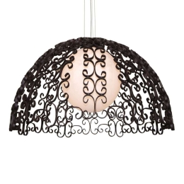Φωτιστικό Οροφής Lewis HL-3586-1 PXL 77-4022 125x125x120cm 1xE27 60W Rust Homelighting