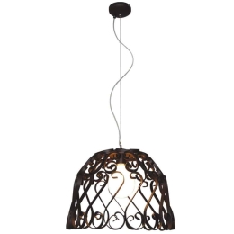 Φωτιστικό Οροφής Lewis HL-3586-1APXL 77-4005 50x50x100cm 1xE27 60W Bronze Homelighting