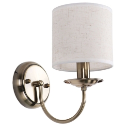 Φωτιστικό Τοίχου - Απλίκα Paril 77-8192 24x14x26cm 1xE14 60W Gold-Beige Homelighting