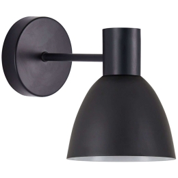 Φωτιστικό Τοίχου - Απλίκα Adept 77-8317 16x25x23cm 1xE27 60W Black Homelighting