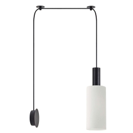 Φωτιστικό Τοίχου Adept Tube 77-8820 40x12x300cm 1xE27 60W Black-White Homelighting