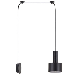 Φωτιστικό Τοίχου Adept Tube 77-8815 50x14x300cm 1xE27 60W Black Homelighting
