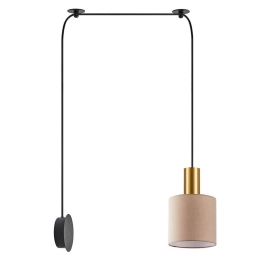Φωτιστικό Τοίχου Adept Tube 77-8826 20x15x300cm 1xE27 60W Multi-Brown Homelighting