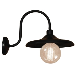 Φωτιστικό Τοίχου Adela HL-116S-1W 77-2882 40x45x26cm 1xE27 60W Black Homelighting