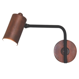 Φωτιστικό Τοίχου Ariel HL-3534-1 S 77-3930 29,5x15x14cm 1xGU10 50W Copper-Black Homelighting