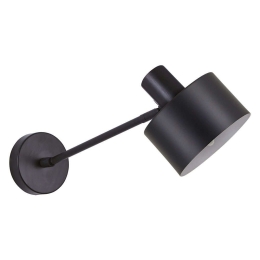Φωτιστικό Τοίχου Adept 77-8323 14x29x27cm 1xE27 60W Black Homelighting