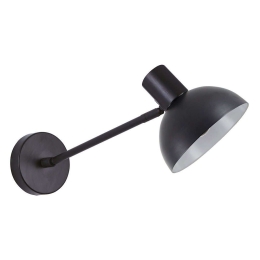 Φωτιστικό Τοίχου Adept 77-8325 15x30x25cm 1xE27 60W Black Homelighting