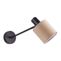 Φωτιστικό Τοίχου Adept 77-8869 14x29x24cm 1xE27 60W Black-Brown Homelighting