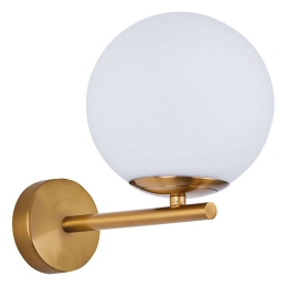Φωτιστικό Τοίχου - Απλίκα Flake 77-8286 15x22x21cm 1xE14 40W Gold-White Homelighting