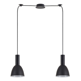 Φωτιστικό Οροφής Adept Tube 77-8550 50x16x300cm 2xE27 60W Black Homelighting