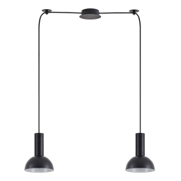 Φωτιστικό Οροφής Adept Tube 77-8557 50x15x300cm 2xE27 60W Black Homelighting