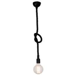 Φωτιστικό Οροφής Cords HL-4041 77-2303 17x17x120cm 1xE27 60W Black Homelighting
