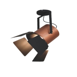 Φωτιστικό Οροφής - Πλαφονιέρα Arlen 77-4289 31x56cm E27 60W Copper-Black Homelighting Μέταλλο