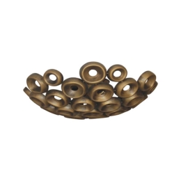 Φωτιστικό Οροφής - Πλαφονιέρα Darina 77-4424 55x27cm E27 60W Old Copper Homelighting Μέταλλο