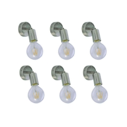 Σποτ Οροφής - Τοίχου Soma (Σετ 6Τμχ) 77-8860 20x15cm 1xE27 60W Nickel Homelighting
