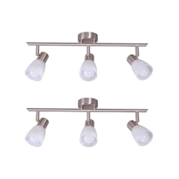Φωτιστικό Οροφής - Σποτ Softy (Σετ 2Τμχ) 77-8851 48x8x8cm 3xE14 60W Nickel Homelighting