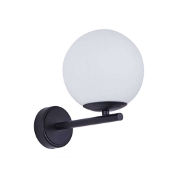Φωτιστικό Τοίχου Flake 77-8287 15x22x21cm 1xE14 40W Black-White Homelighting
