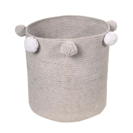 Καλάθι Αποθήκευσης Bubbly LOR-BSK-BUBBLY-GREY Γκρι 30X30X30Cm Lorena Canals Βαμβάκι