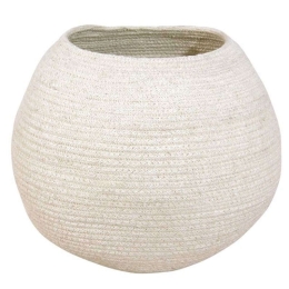 Καλάθι Αποθήκευσης Σφαίρα Bola LOR-BSK-BOLA-IVORY Ivory 30X30X30Cm Lorena Canals Βαμβάκι