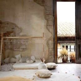 Χαλί Παιδικό Bubbly LOR-C-BUBBLY-HNY Natural-Honey Lorena Canals 120X120cm Round