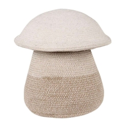 Καλάθι Αποθήκευσης Mama Mushroom LOR-BSK-MUMAMA Natural-Soil Brown 33X38Cm Lorena Canals Βαμβάκι-Μικροφίμπρα