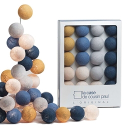 Φωτιστικό Γιρλάντα Με 20 Φωτάκια L'Original Graceland CP03960 Blue-Gold Cousin Paul Πολυέστερ