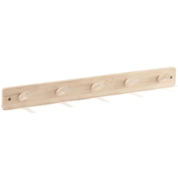 Κρεμάστρα 5 Θέσεων Saga KC1000627 60x6,5x5,5cm Ξύλινη Natural Kid'S Concept