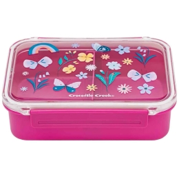 Φαγητοδοχείο Bento Κήπος BER-3865613 17,8x13,3x5,7cm Fuchsia Crocodile Creek Πλαστικό