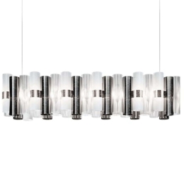 Φωτιστικό Οροφής - Ράγα La Lollo 142x28x28cm Led 12420lm 110W 2700K Silver-White Slamp